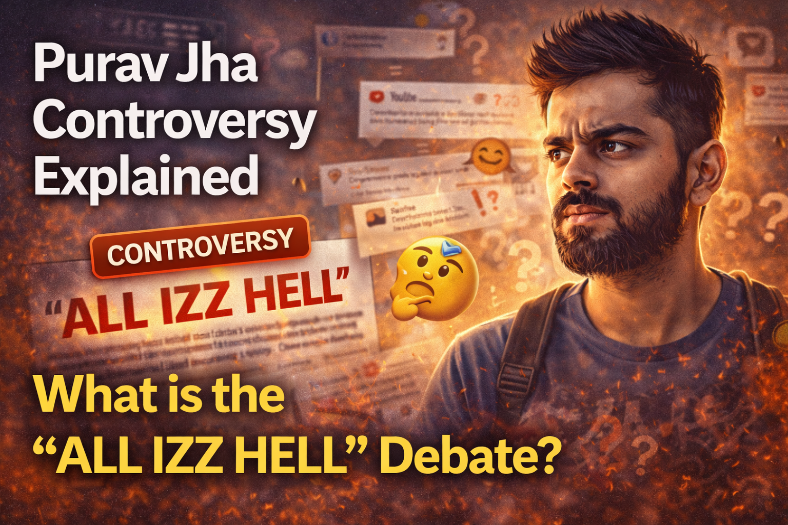 Purav Jha Controversy Explained: What Is the “ALL IZZ HELL” Video Debate?